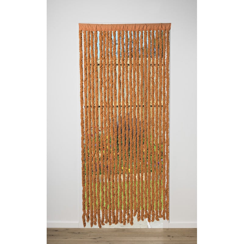 Deurgordijn fluffy - oranje - 90x200 cm