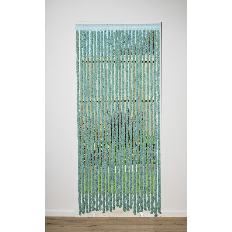 Deurgordijn fluffy - groen - 90x200 cm