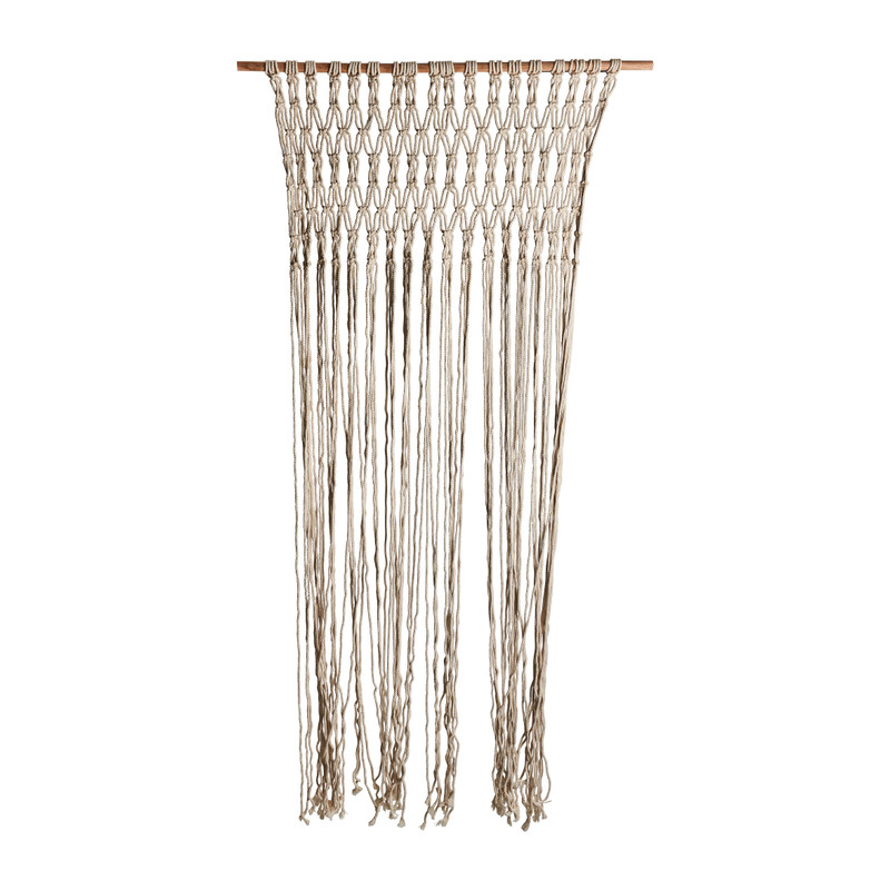 Deurgordijn macramé - 200x95 cm