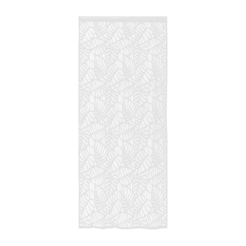 Deurgordijn open doek - blad motief - 90x220 cm