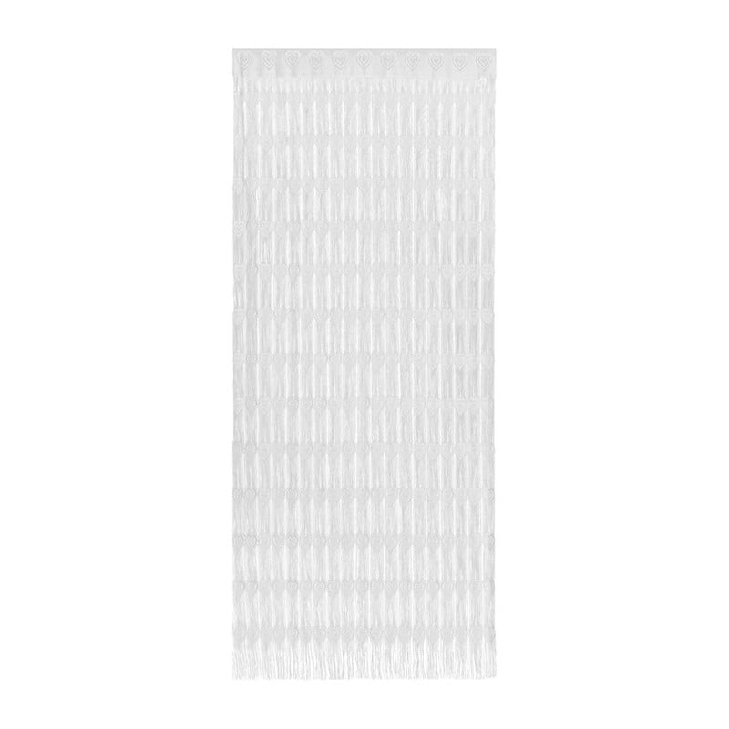 Deurgordijn hartjes - wit - 90x220 cm