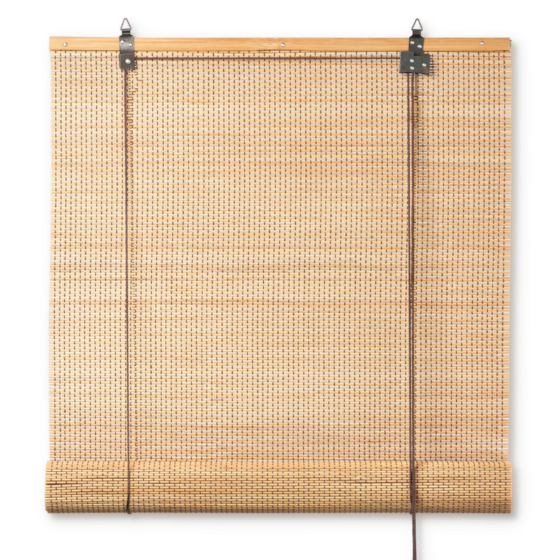 Bamboe rolgordijn - naturel - 150x180 cm