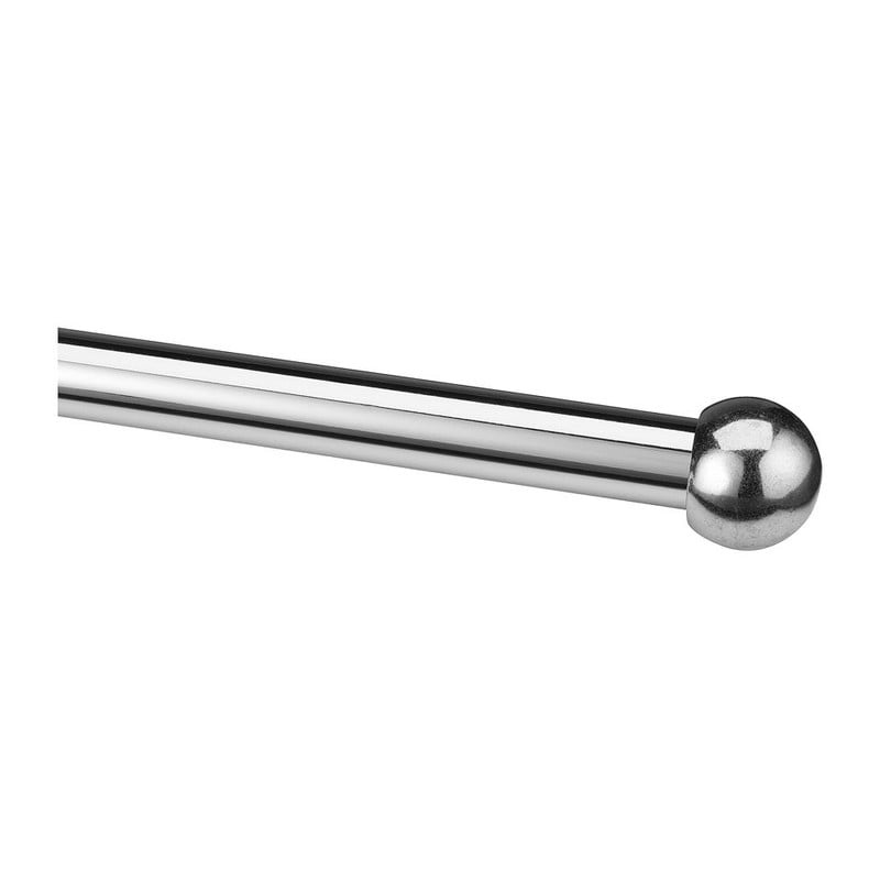 Gordijnstang verstelbaar - zilverkleurig - 130-240 cm