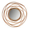 Spiegel met rotan lijst - ø60 cm