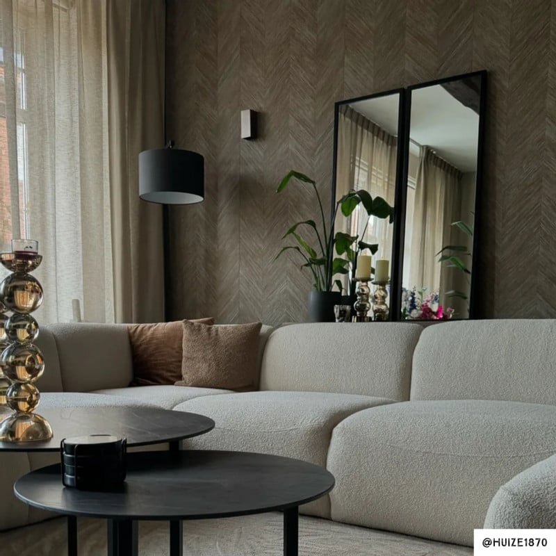 Passpiegel voor aan de wand - 31.5x121.5 cm 