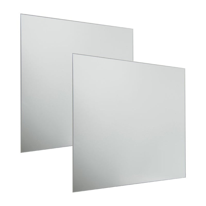 Plakspiegel - set van 2 - 40x40 cm