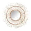 Zonnespiegel met rotan rand - ø55 cm 