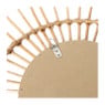 Zonnespiegel met rotan rand - ø55 cm 