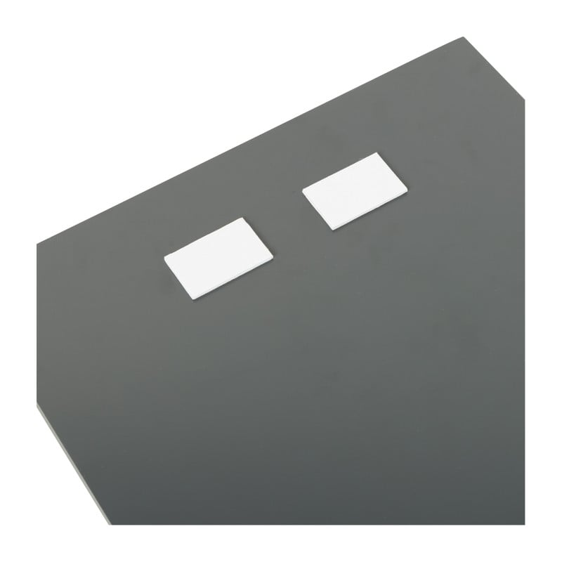 Plakspiegel - rechthoekig - 105x27cm