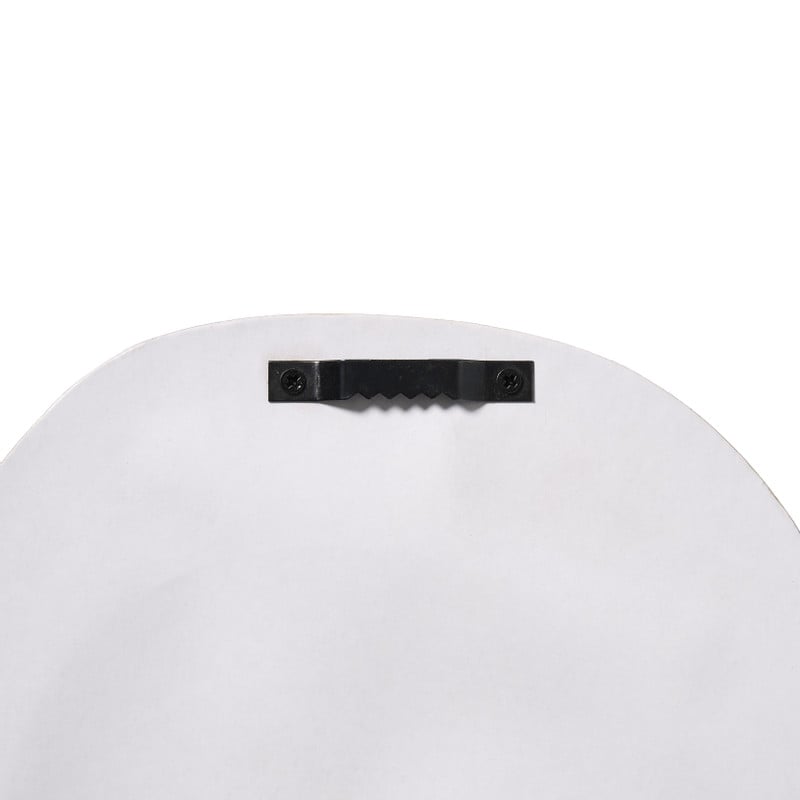 Spiegel gegolfd - bruin - 36x49.5 cm