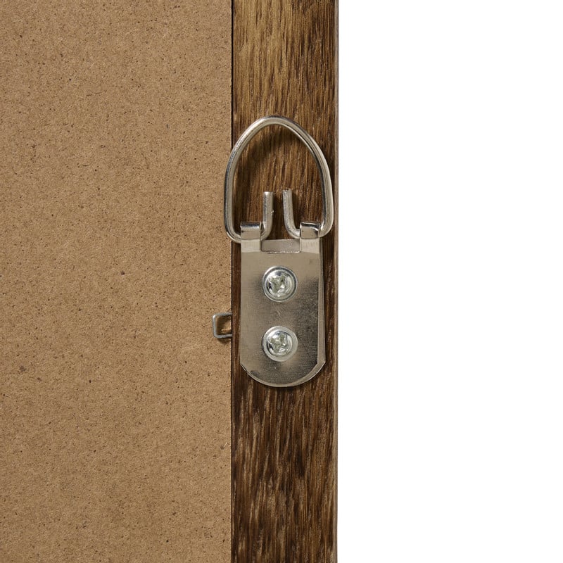 Spiegel rechthoek - donkerbruin  - 70x45 cm