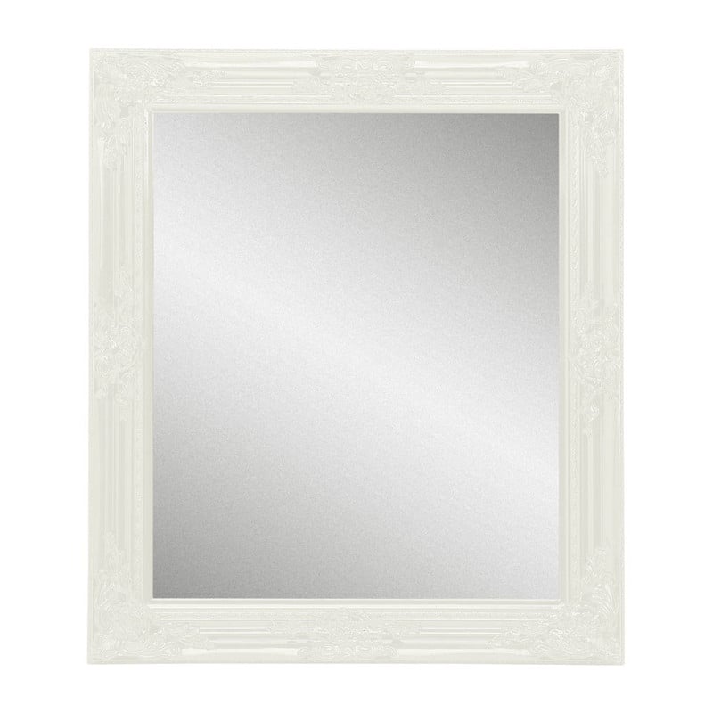 Spiegel glossy barok - wit - 64x74 cm