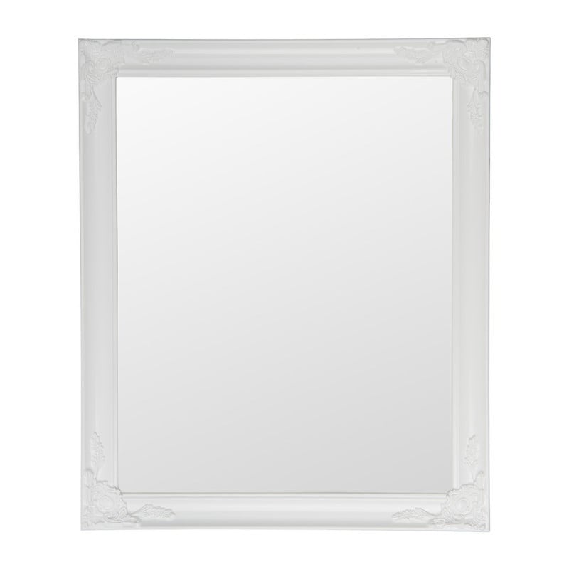 Halspiegel Barok - 50x60 cm - wit