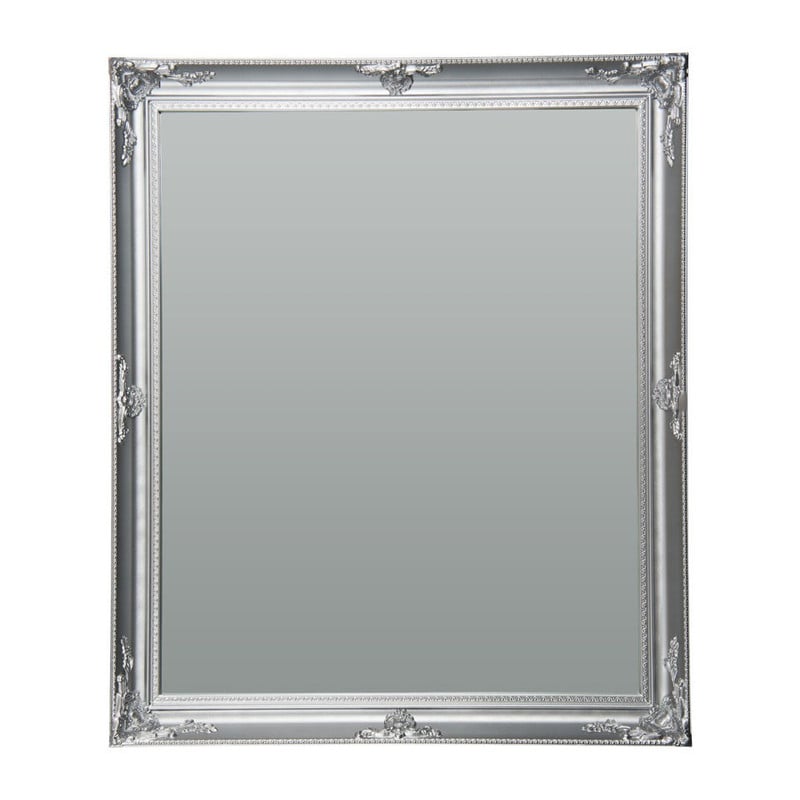 Halspiegel Barok - 65x75 cm - zilver