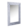  Spiegel fluweel - zilver grijs - 50x70cm