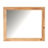 Spiegel met houten lijst - 61x55 cm 
