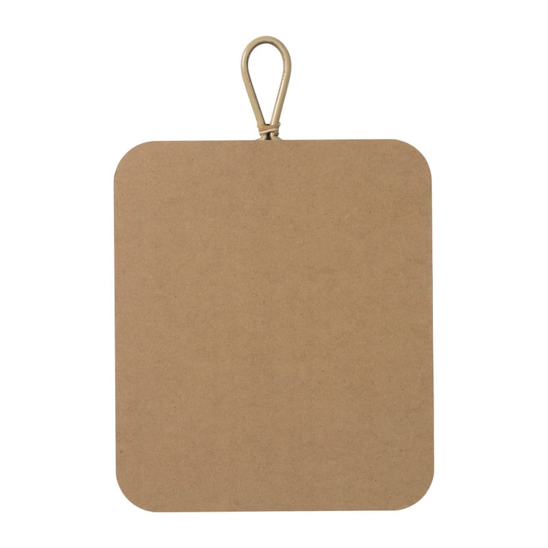 Spiegel rotan rechthoek - naturel - 45x30 cm