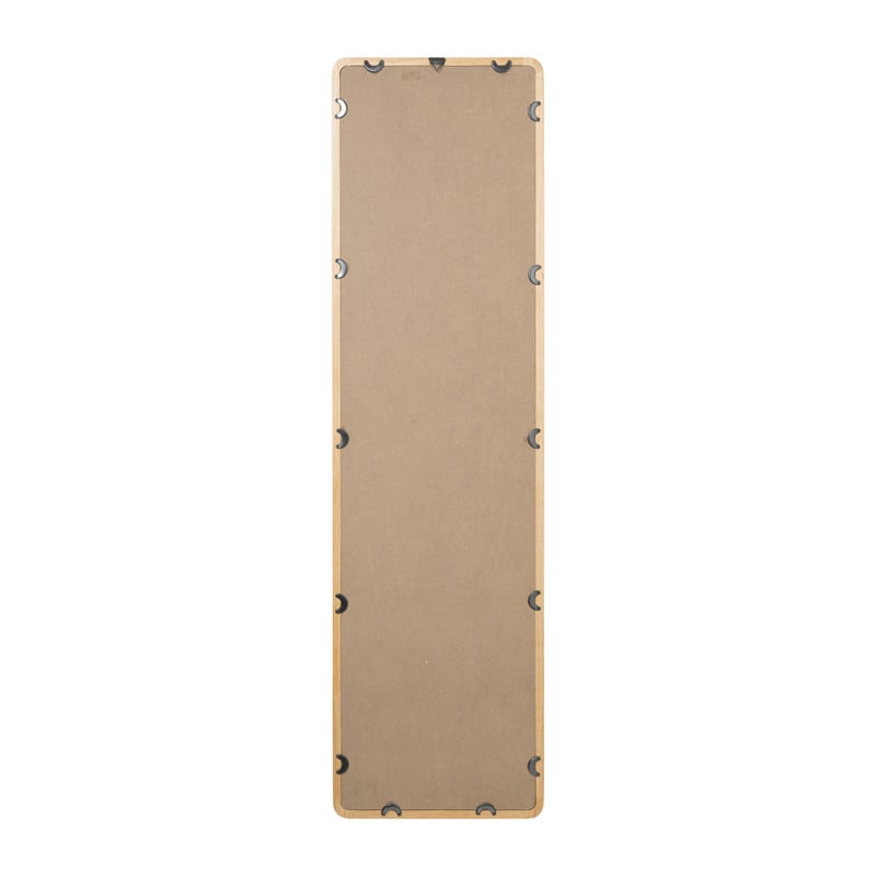 Wandspiegel Lindt - rechthoekig - bruin - 125x35 cm