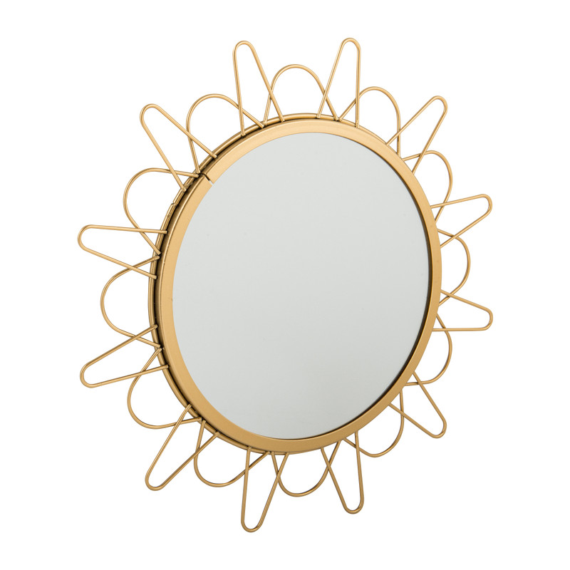 Zonnespiegeltje - goud - 30 cm