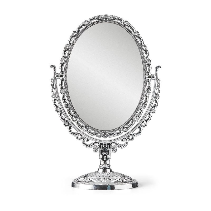 Make-up spiegel - zilverkleurig
