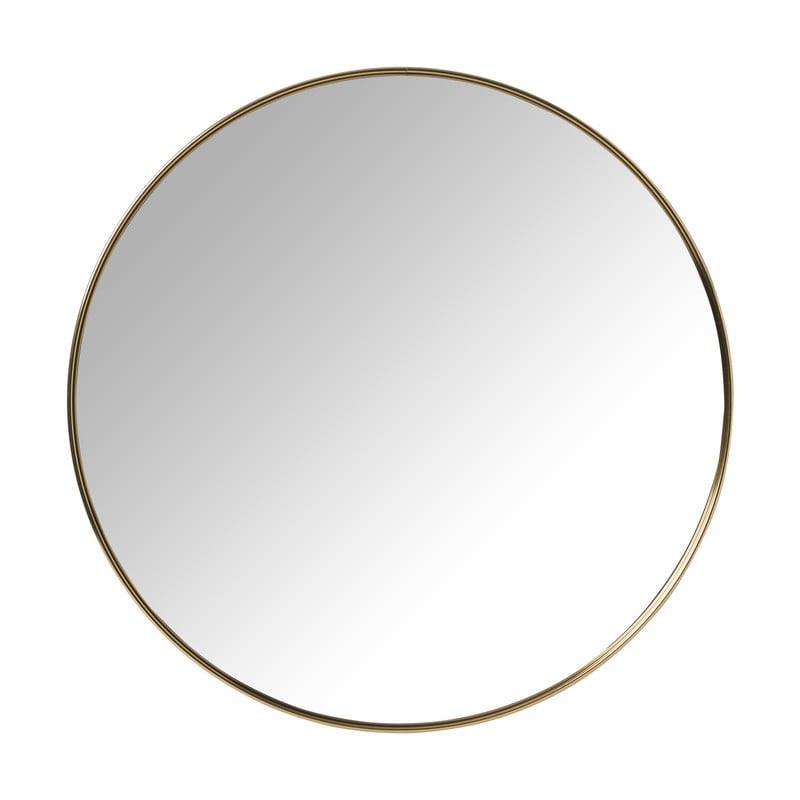 Ronde spiegel - ø50 cm - goudkleurig