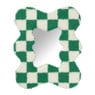 Spiegel Tokio - groen/wit - 30.5x24.5 cm