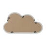 Spiegel wolk - wit - 24x40 cm
