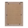 Spiegel gestreept rechthoek - paars/roze - 40x30 cm