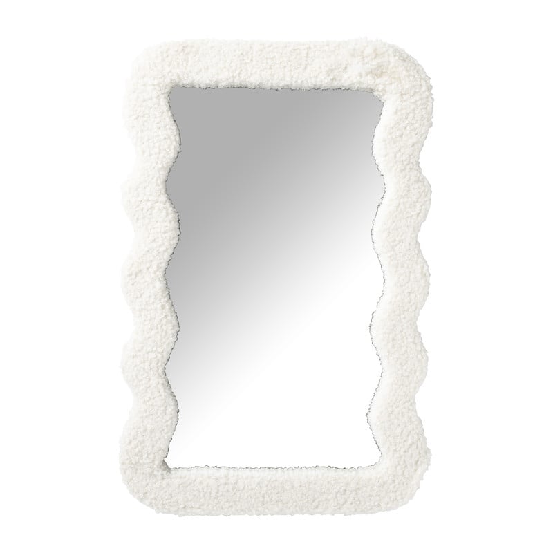 Spiegel teddy wave - beige - 26x30 cm