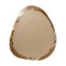Spiegel organic driehoek - acaciahout - 78x67 cm