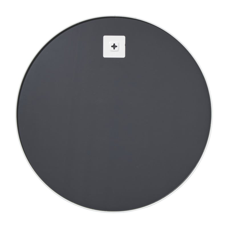 Ronde spiegel met witte lijst - ø70 cm