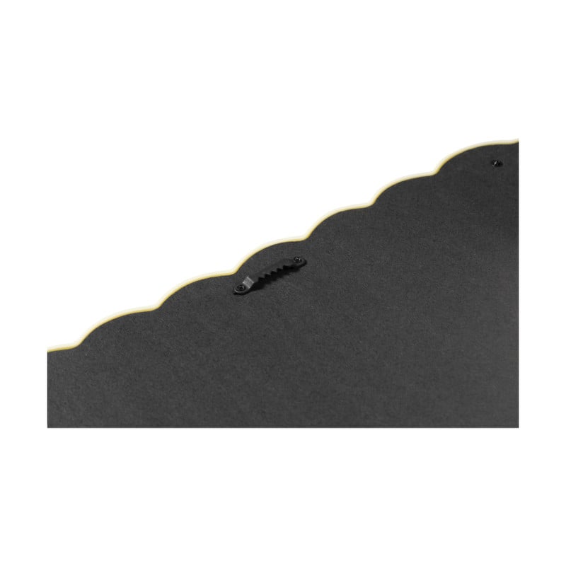 Spiegel twist - geel - 53x43 cm