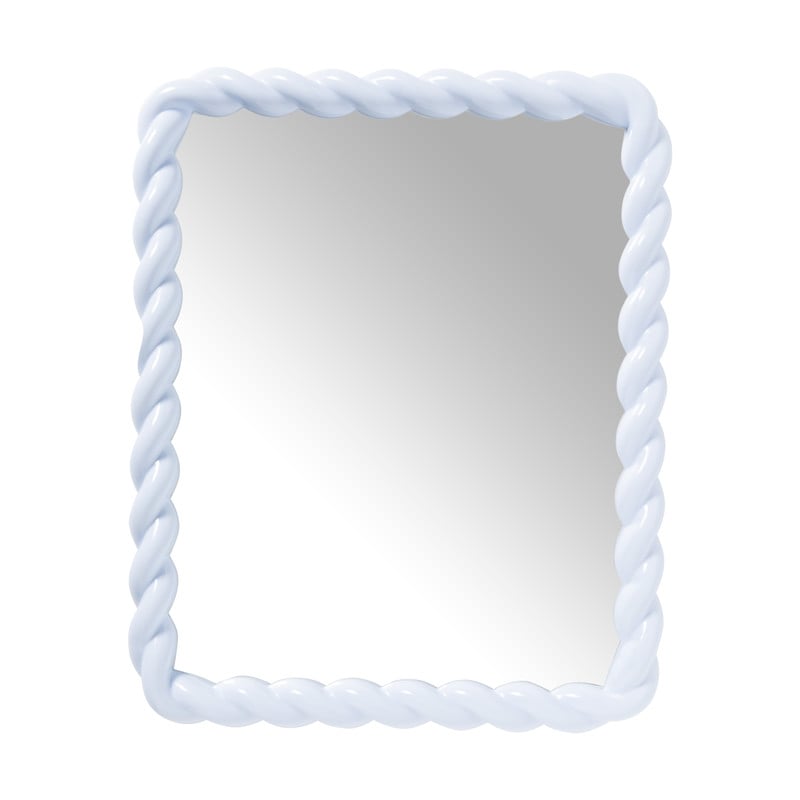 Spiegel twist - blauw - 53x43 cm