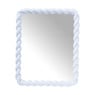 Spiegel twist - blauw - 53x43 cm