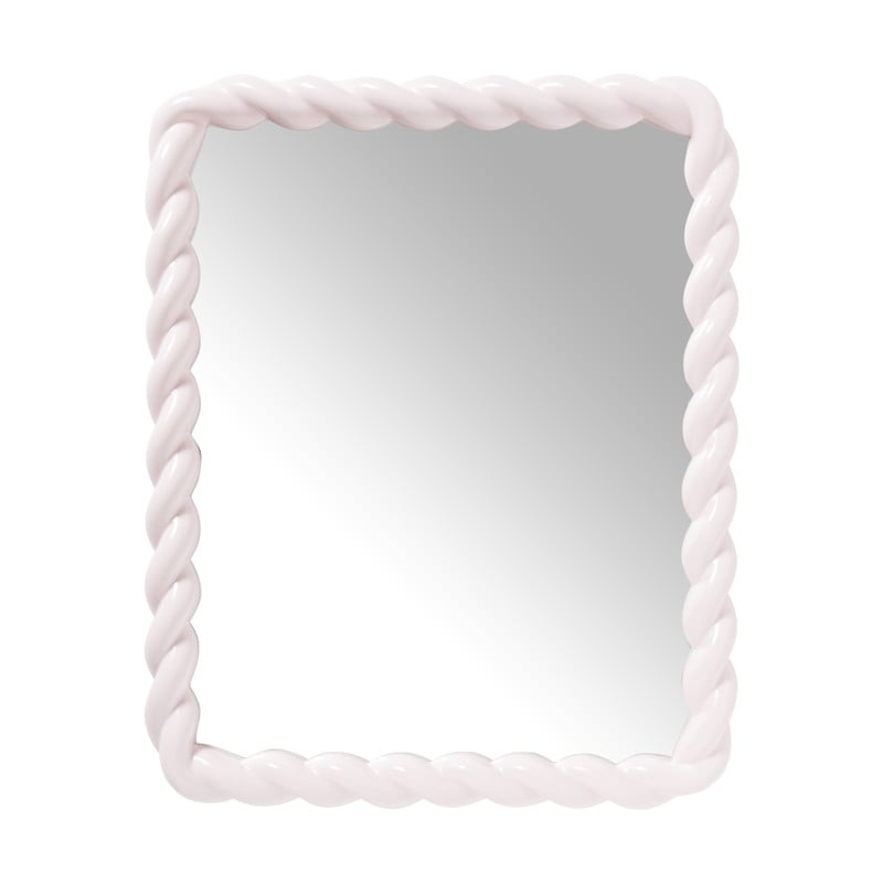 Spiegel twist - roze - 53x43 cm