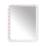 Spiegel twist - roze - 53x43 cm