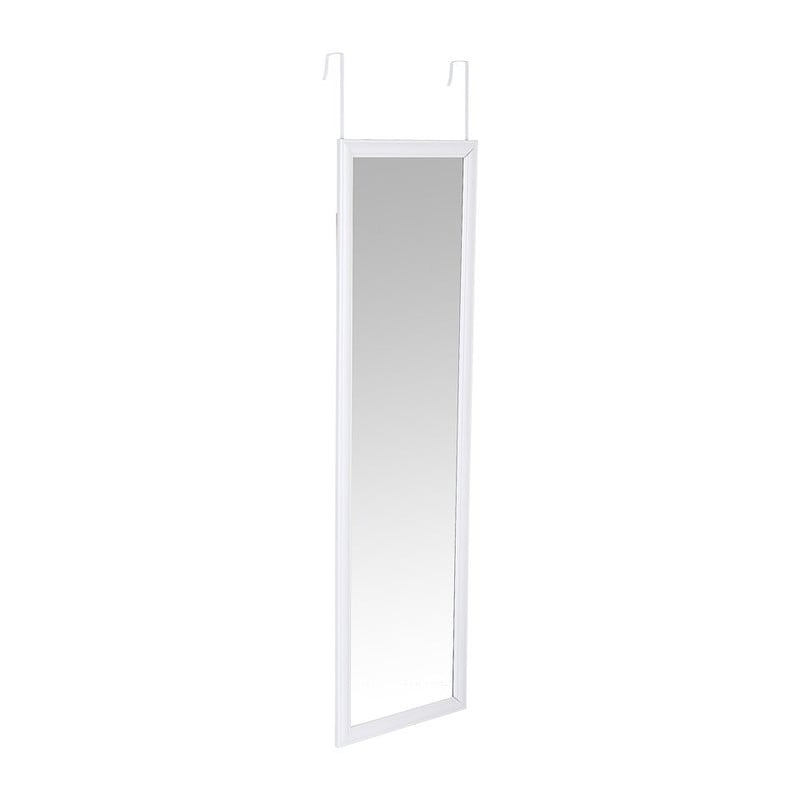 Spiegel deurhanger - wit - 30x120 cm