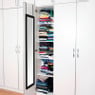 Spiegel deurhanger - zwart - 30x120 cm