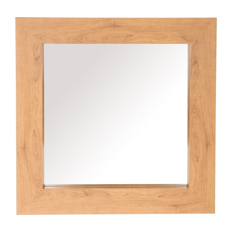 Spiegel houten lijst - 60x60 cm