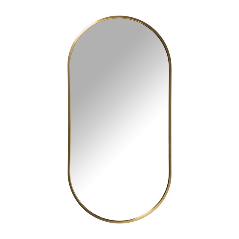 Spiegel hylton ovaal - goud - 40x80 cm 