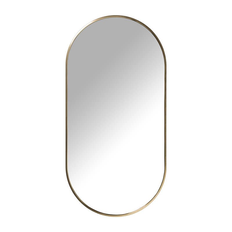 Spiegel hylton ovaal - goud - 50x100 cm 