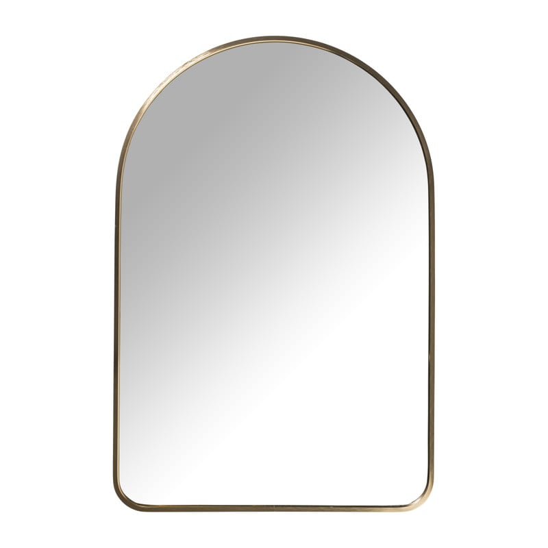 Spiegel hylton ronde top - goud - 50x75 cm