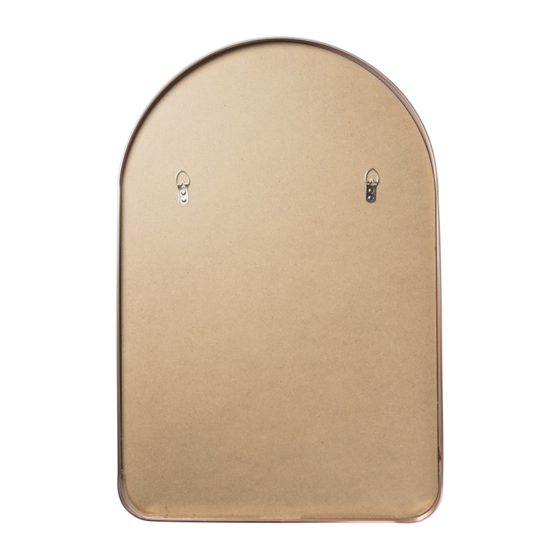 Spiegel hylton ronde top - koperkleurig - 50x75 cm