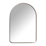Spiegel hylton ronde top - koperkleurig - 50x75 cm