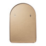 Spiegel hylton ronde top - koperkleurig - 50x75 cm