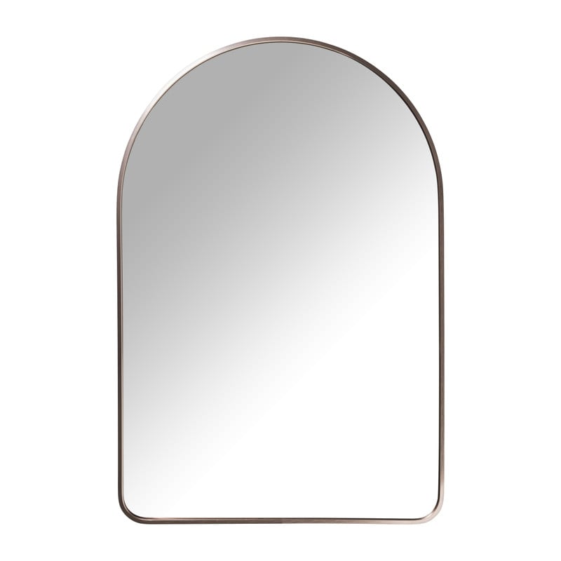 Spiegel hylton ronde top - koperkleurig - 60x90 cm
