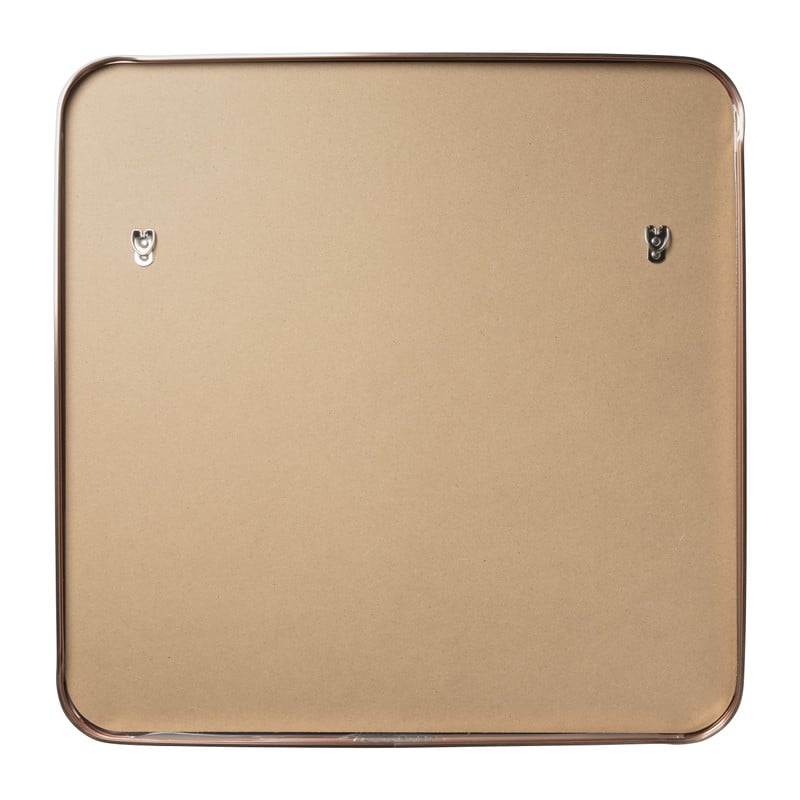 Spiegel hytlon vierkant - koperkleurig - 60x60 cm