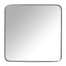 Spiegel hytlon vierkant - koperkleurig - 60x60 cm