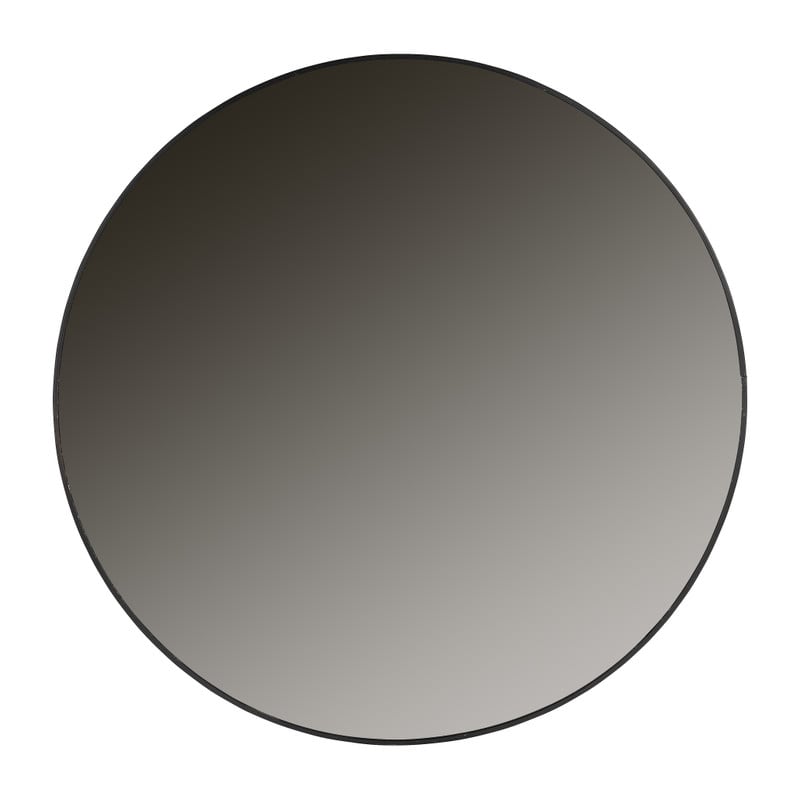 Spiegel smoke rond - metaal - ø50 cm