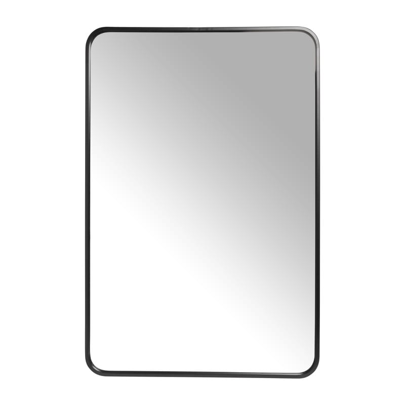Spiegel hylton rechthoek - zwart - 60x90 cm